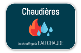 Bouton chaudieres syteme de chauffage a eau chaude