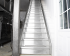 Escalier vue bas inox stainless sur mesure