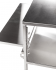 table close up inox ajustable 